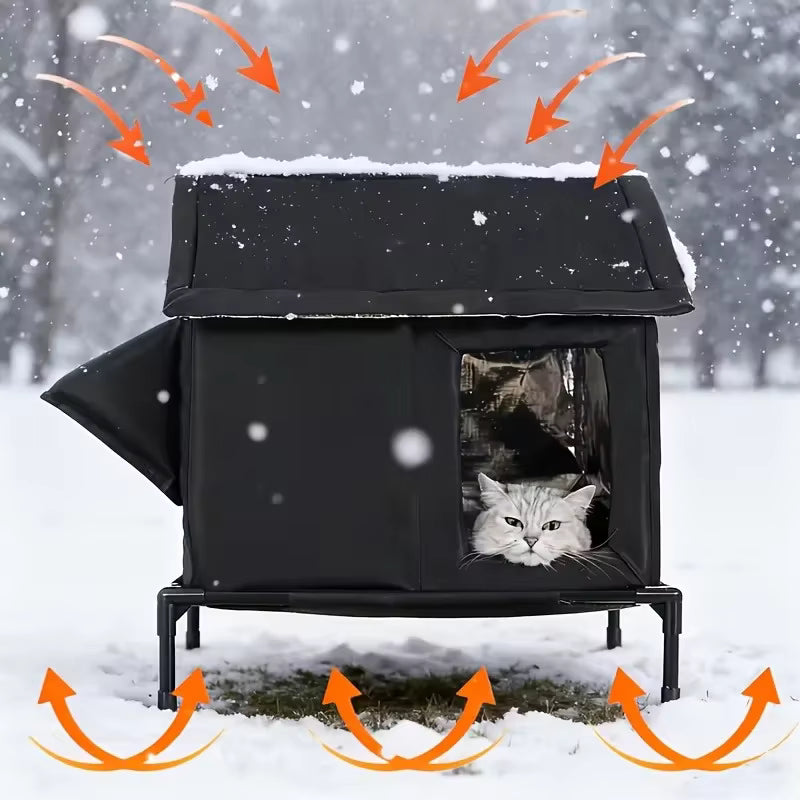 Perria Handms Insulated Outdoor Cat House