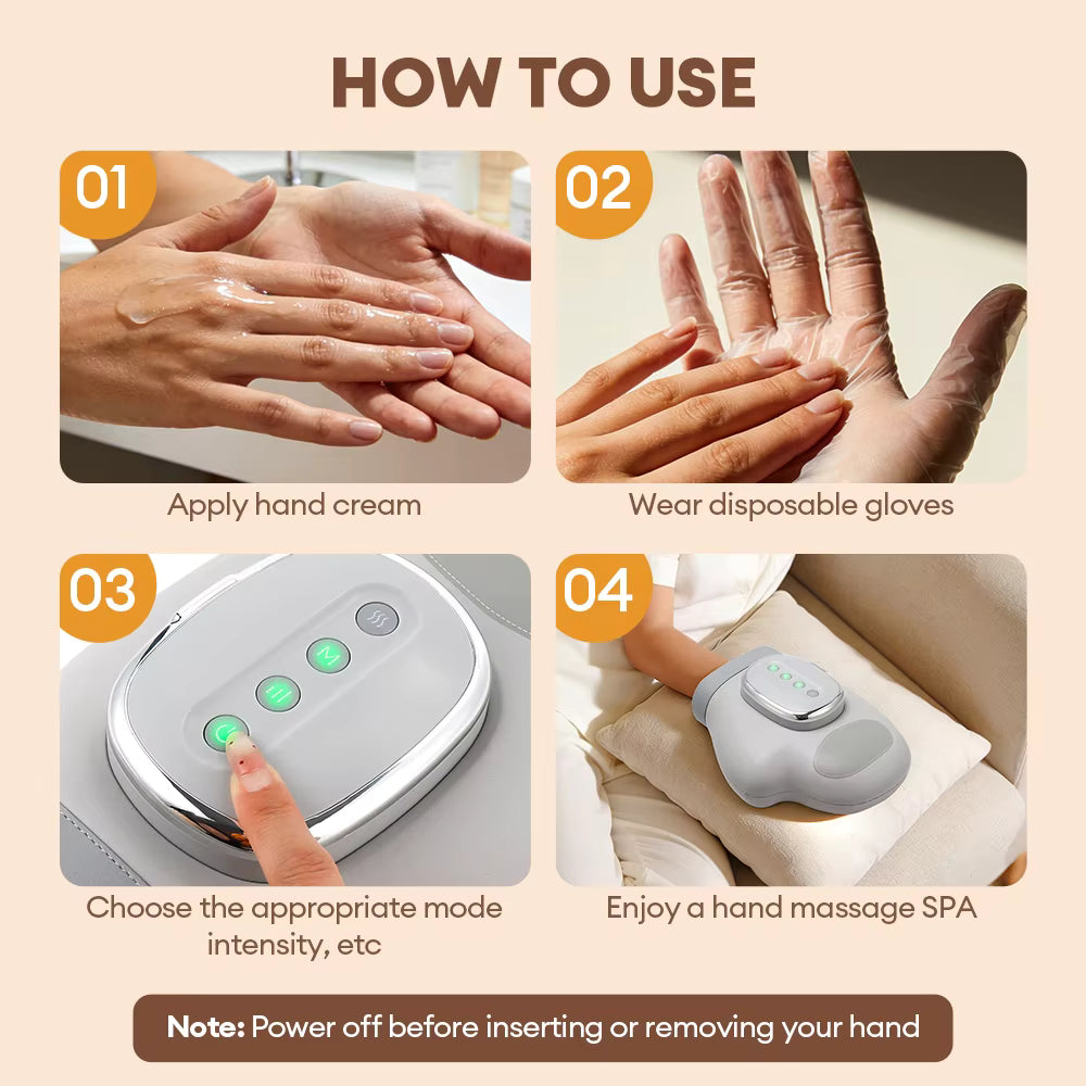 Electric 3-in-1 Hand Massager
