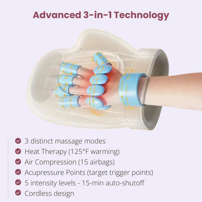 Electric 3-in-1 Hand Massager